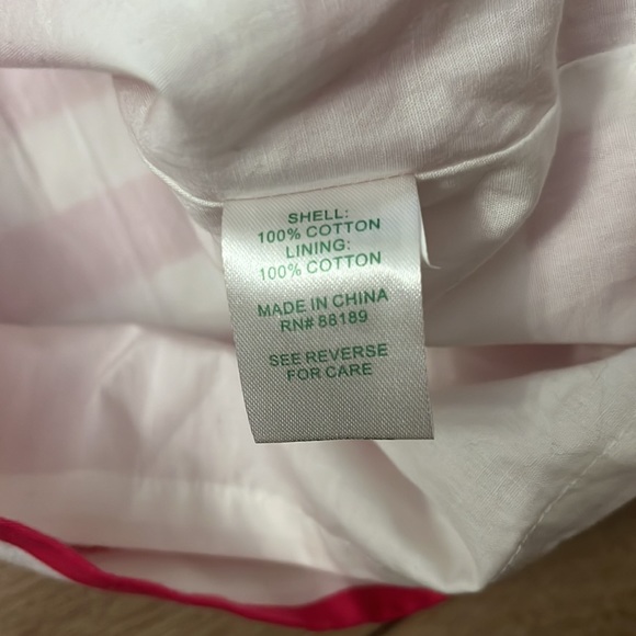 Lilly Pulitzer Maybell Azalea Pink Swizzle Stripe Strapless Peplum - Picture 8 of 8